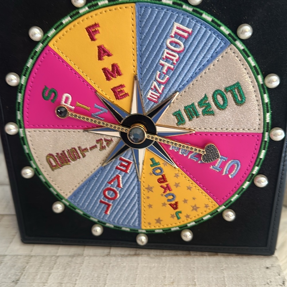 Kate spade fortune favors 3D embellished wheel bag - Picture 4 of 13